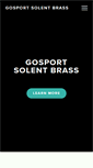 Mobile Screenshot of gosport-solent-brass.org